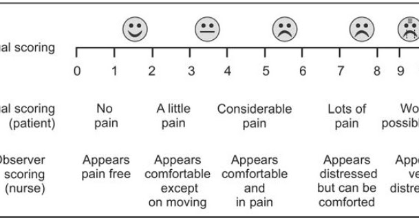 Treatment of Pain in Children. Pain Scales.