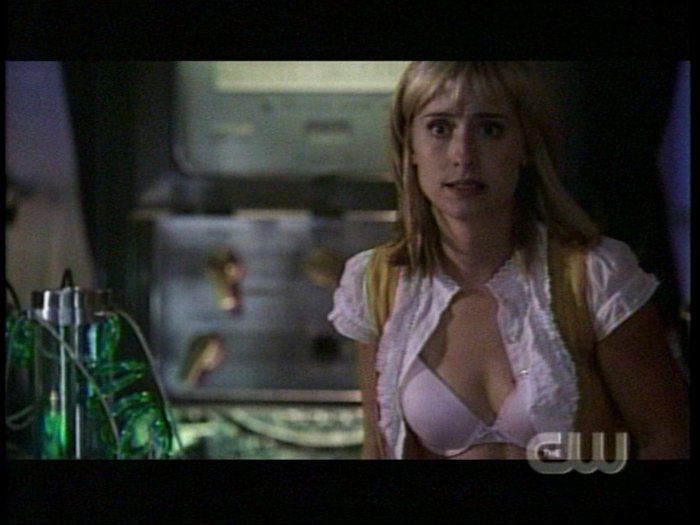 I couldn’t hear the television over Chloe’s cleavage. 