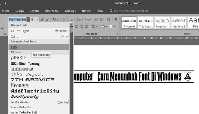 Cara Menambah Font Di Windows 8 Dengan Mudah Cara Menambah Font Di Windows 8 Dengan Mudah