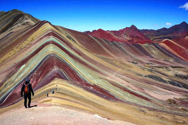 The Rainbow Mountains in Peru very Amazing