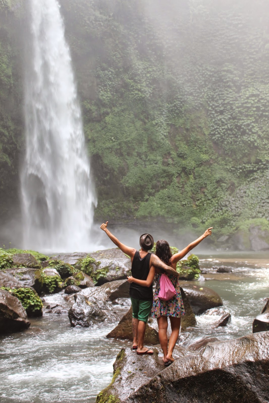 Cascada Nungnung Bali Retrato Cascada Nungnung Bali