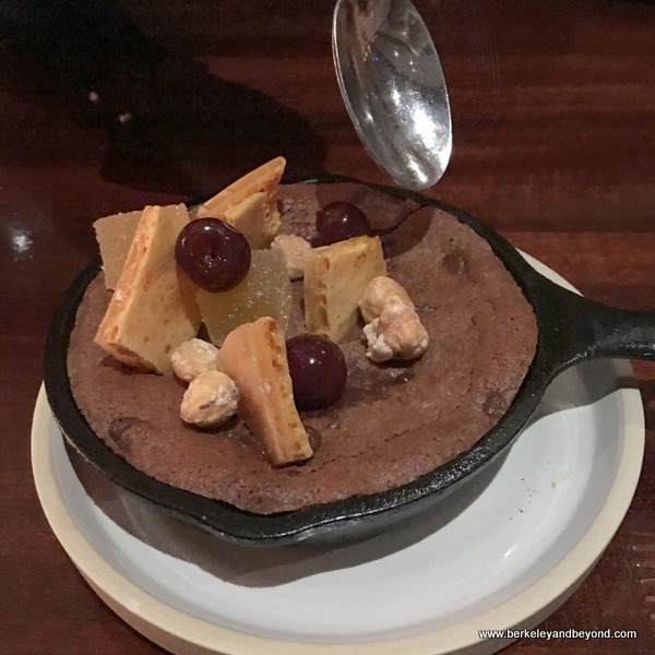 brownie skillet dessert at Urban Tavern at Hilton San Francisco Union Square in San Francisco, California brownie skillet dessert at Urban Tavern at Hilton San Francisco Union Square in San Francisco, California