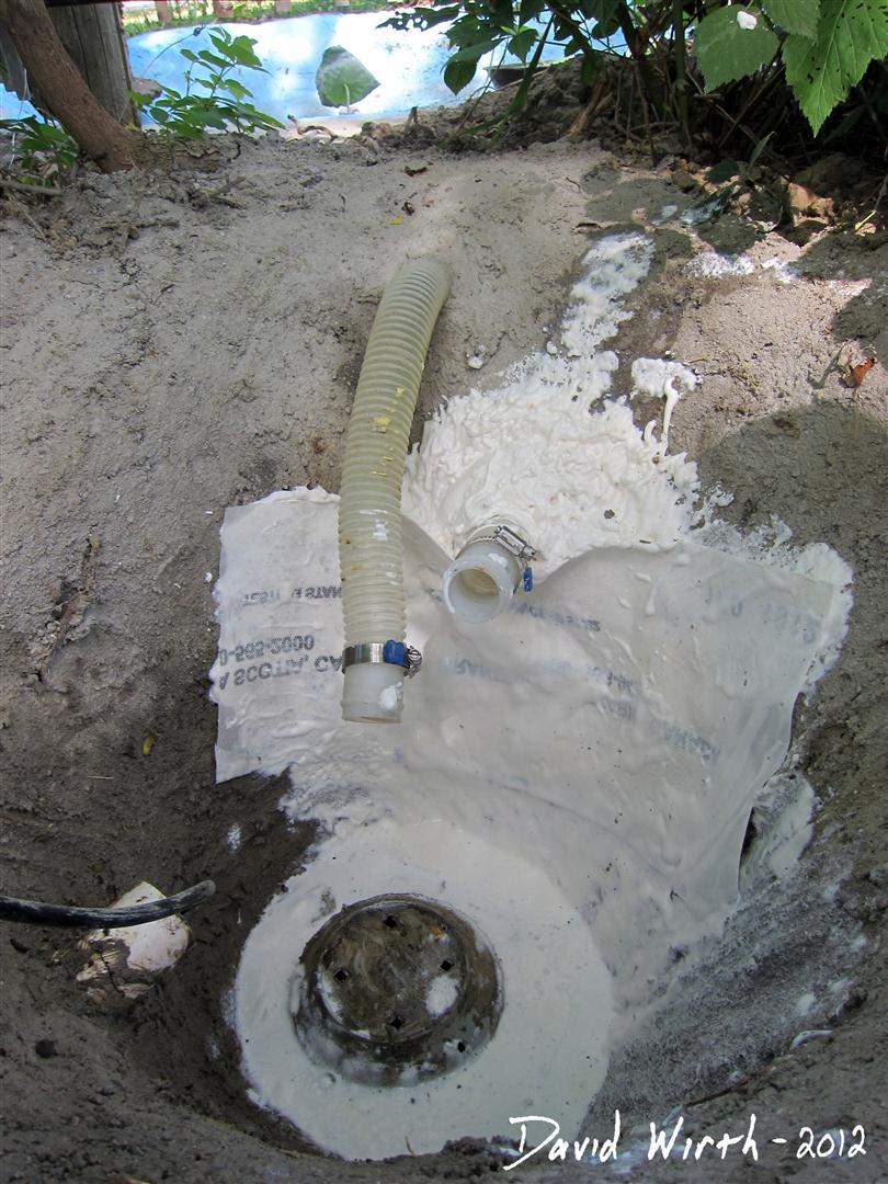 Backyard Concrete Pond