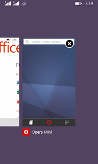 Multi-tasking with office and Opera mini Multi-tasking with office and Opera mini
