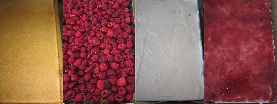 Joghurt-Himbeer-Schnitten Anleitung
