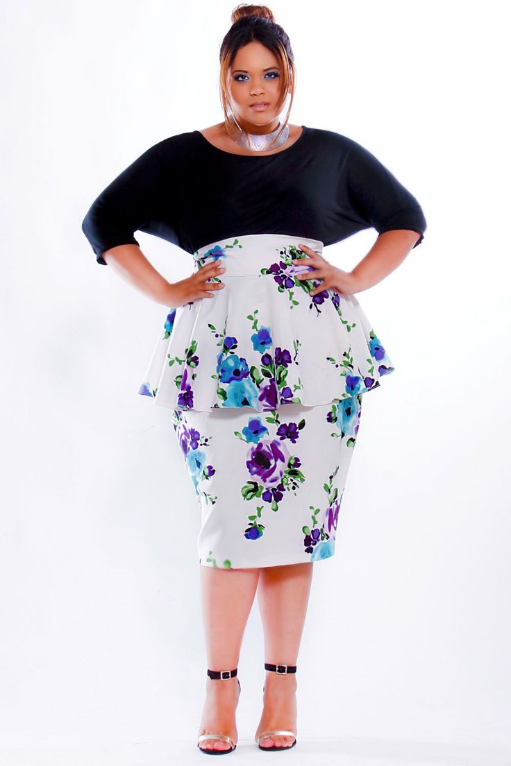 How To Wear High Waist Skirts For Plus Size!! Baggout