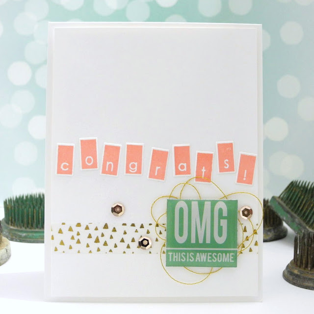 OMG! This is Awesome! by Jennifer Ingle #JustJingle #PinkfreshStudio #cards