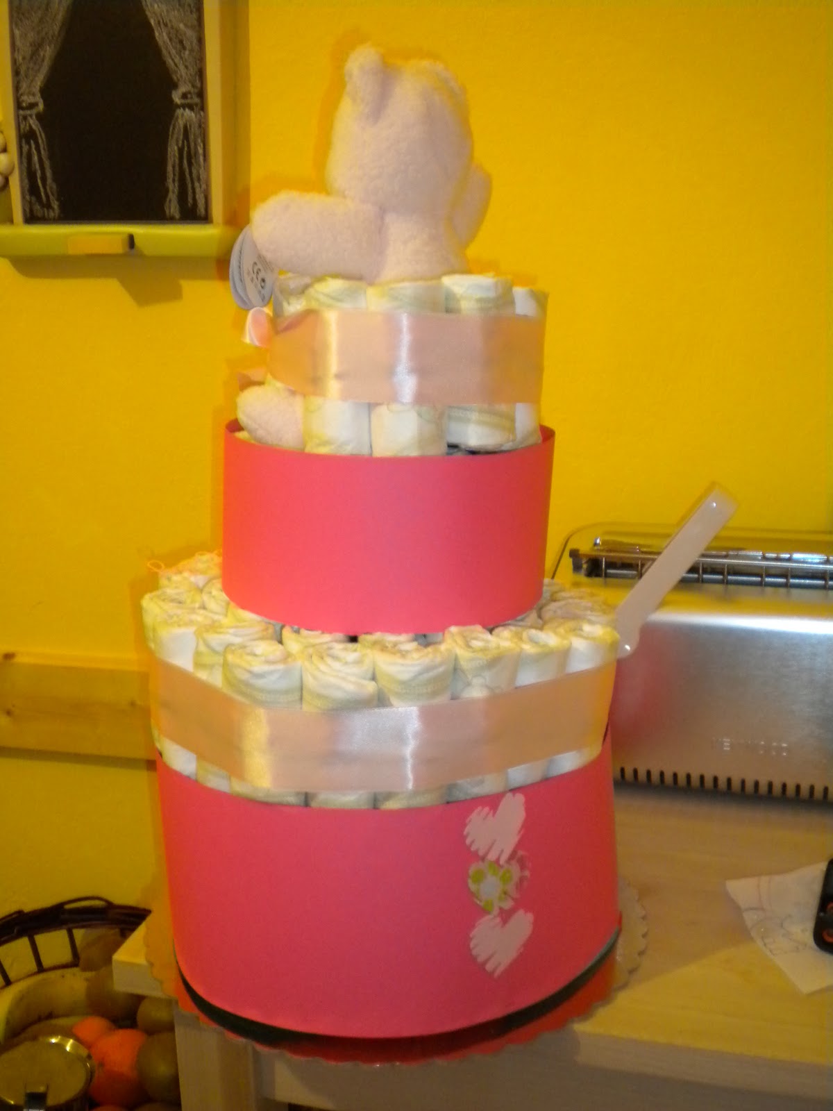 Torta Di Pannolini Ragazzo - Set Regalo Neonato Con Lenzuola E Accessori Azzurri - Foto 7