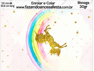 Fiesta de Unicornios: Etiquetas para Candy Bar para Imprimir Gratis. Etiquetas de Fiesta de Unicornios para imprimir gratis.