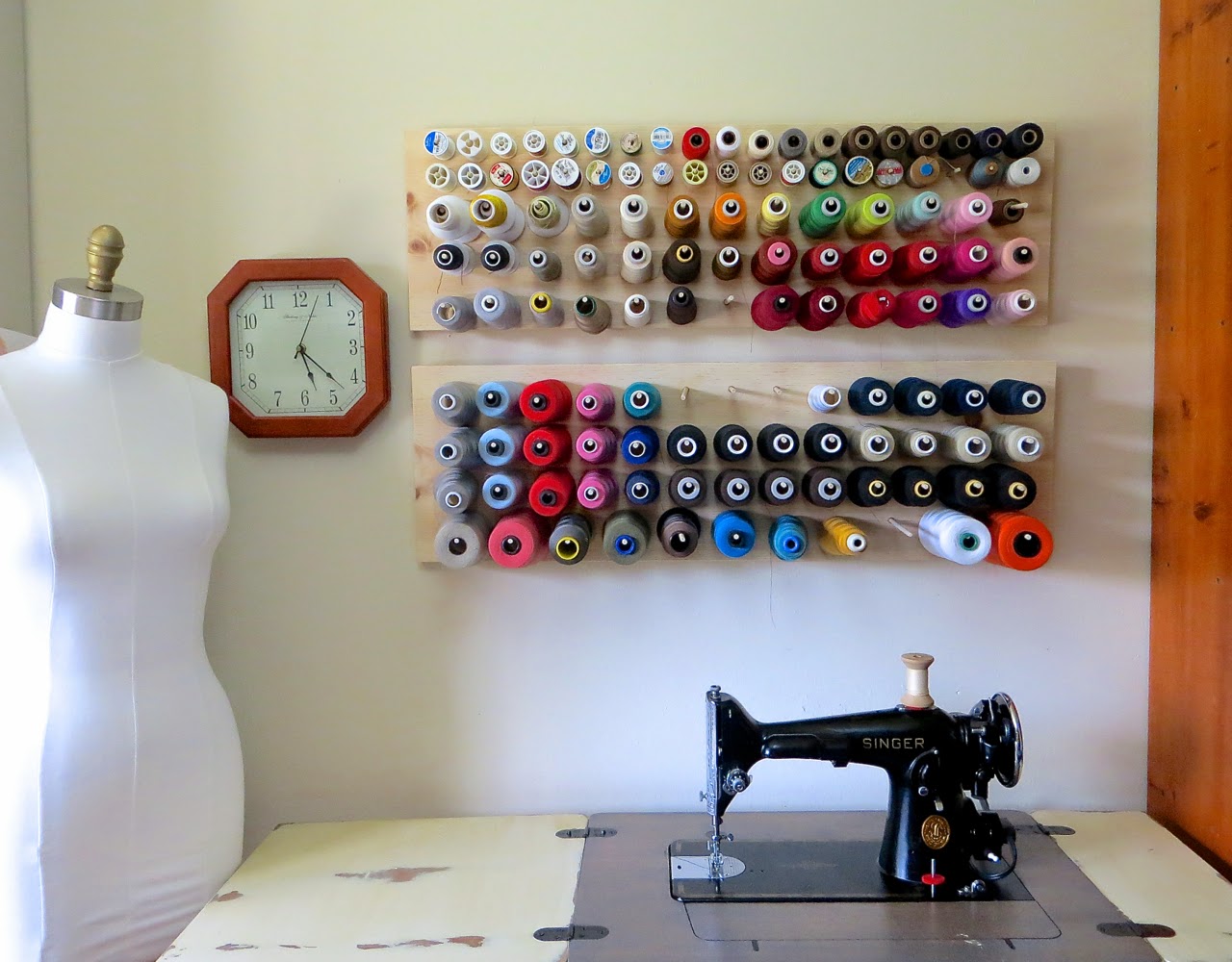 Thread Storage Spindles - safely store and transport your sewing supplies