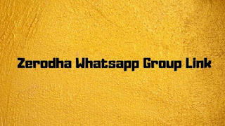 Zerodha Whatsapp Group Link www.whatsappgrouplinks.org