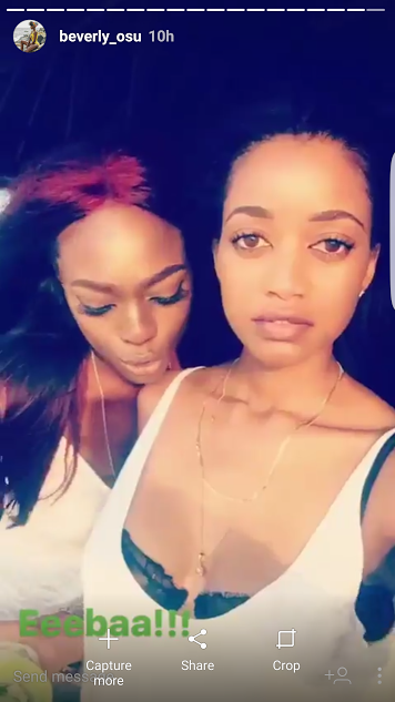 4 Erm, wait is Beverly Osu now into women? Shares video of herself kissing her 'girlfriend' (photos)