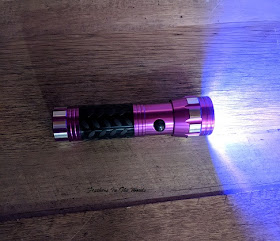 LED blacklight flashlight for pet stains