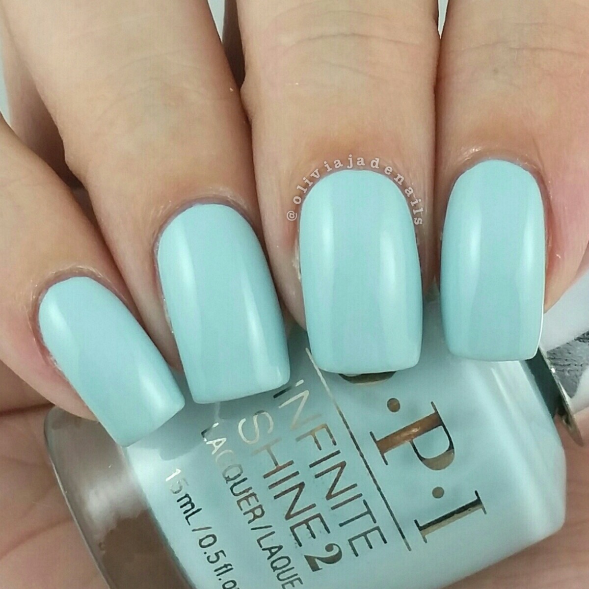 Olivia Jade Nails Opi Infinite Shine Soft Shades 2016 Collection Picture Taken In Light Box