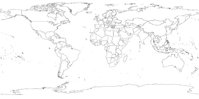 Dibujos De Mapas Del Mundo Para Imprimir Y Colorear Colorear A Heidi
