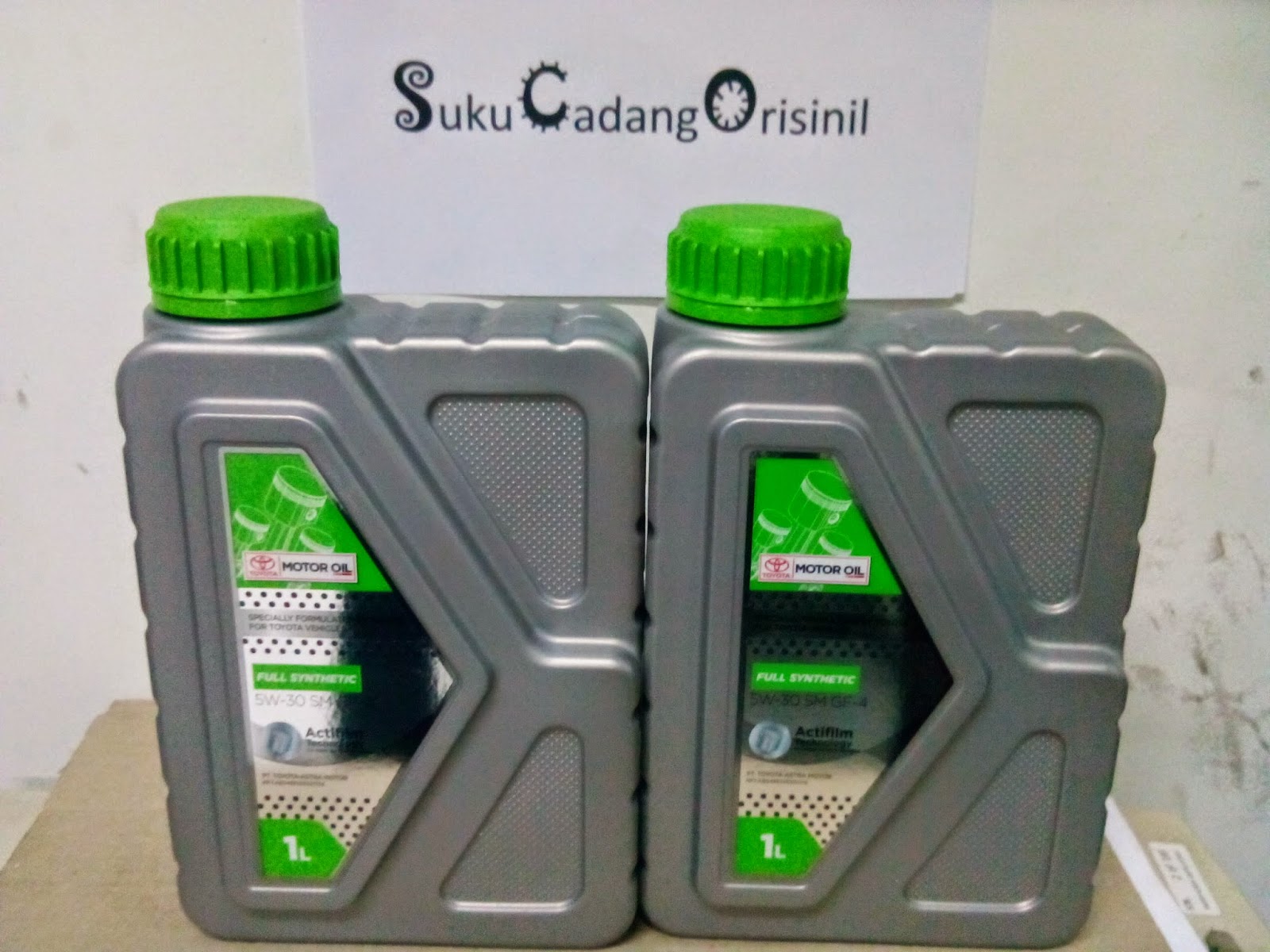 TMO Full Synthetic 5W-30 SM GF-4 | Toyota Motor Oil ~ SukuCadang ...