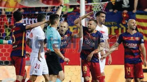 ملخص ونتيجة مباراة برشلونة واشبيلية 2-0 امس الاحد 22 / 5 / 2016 , اهداف مباراة برشلونة امس فى نهائى كأس ملك اسبانيا