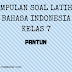 Bahasa Indonesia Kelas 7 - Soal Latihan Ciri-ciri Pantun dan Jenisnya