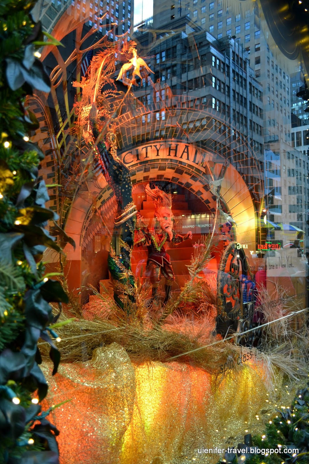 Рождественский Нью-Йорк 2014 - витрины Saks