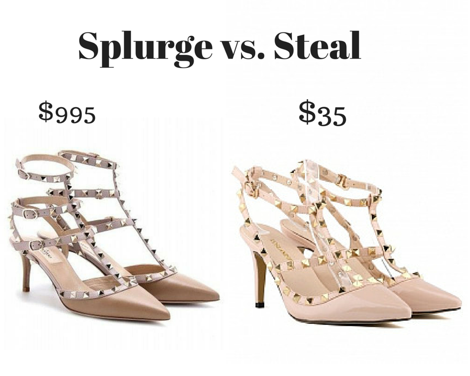 Trendy Link-up #33: Splurge vs. Steal - heels - Classy Yet Trendy