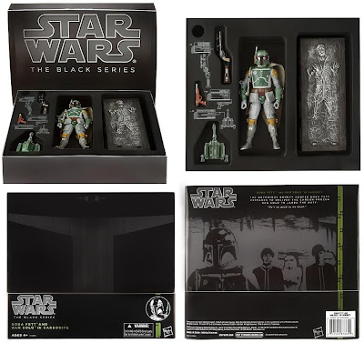 San Diego Comic-Con 2013 Exclusive Boba Fett Star Wars Black Series Action Figure with Han Solo in Carbonite In Packaging by Hasbro