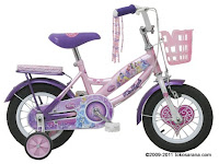 Seoeda Anak WIMCYCLE DISNEY PRINCESS 12 Inci