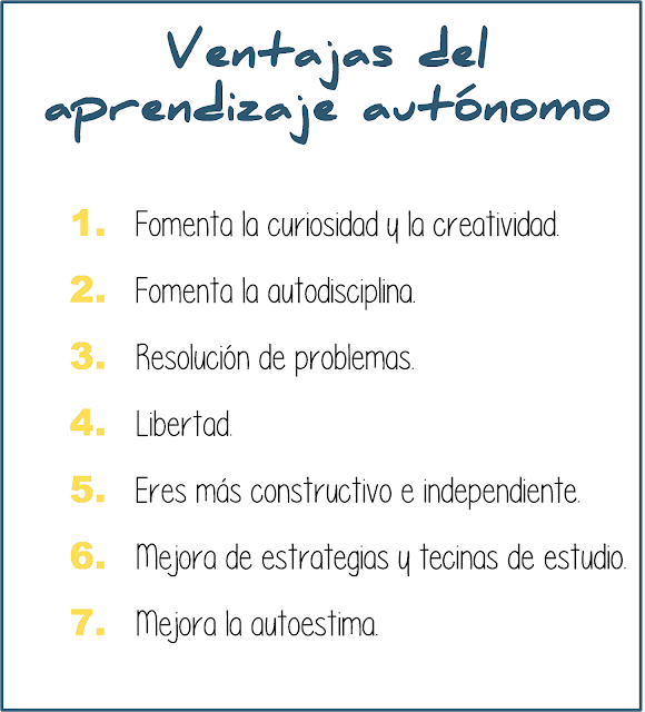 aprendizaje autónomo aprendizaje autónomo