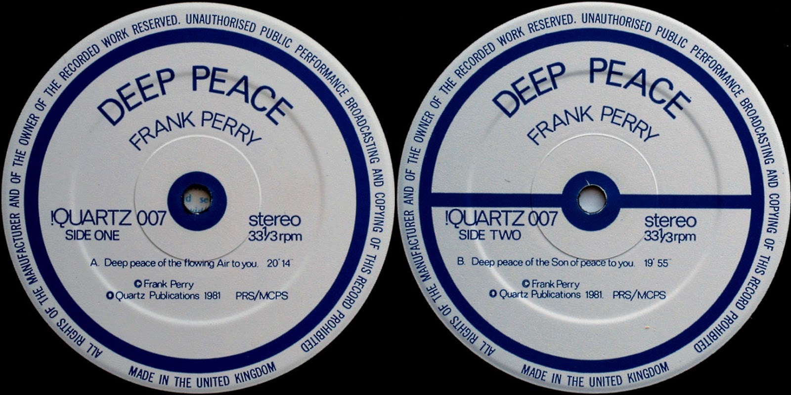 Frank Perry Deep Peace Frank Perry Deep Peace