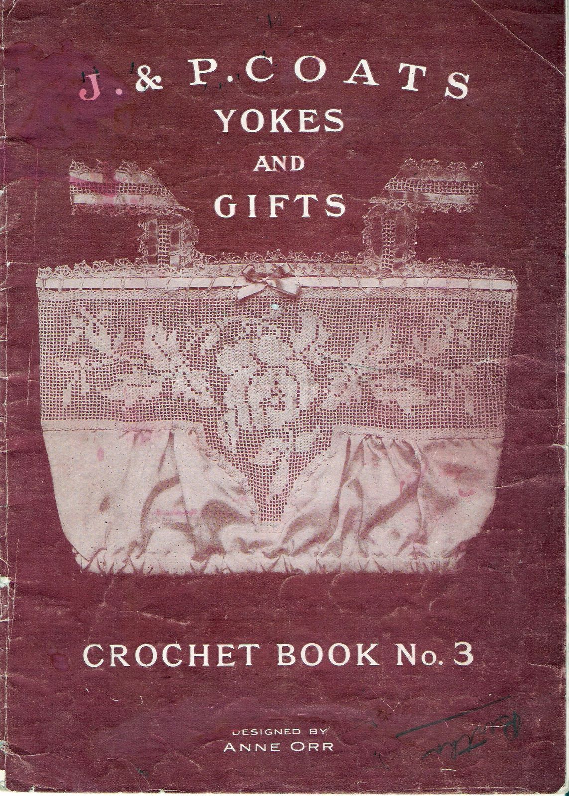 The Vintage Pattern Files: 1910's Crochet - J & P Coates Yokes and