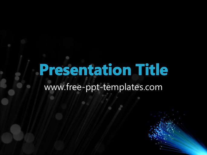 PPT Fiber optics PowerPoint presentation