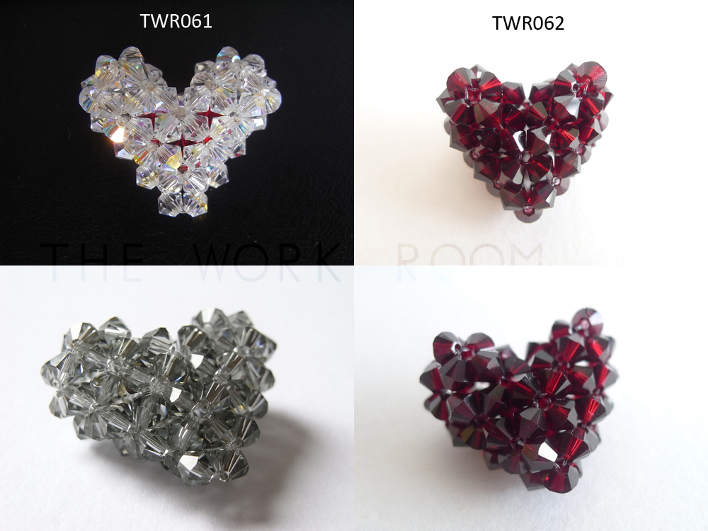 The Work Room TWR062 Beaded Puffy Heart V2 Tutorial