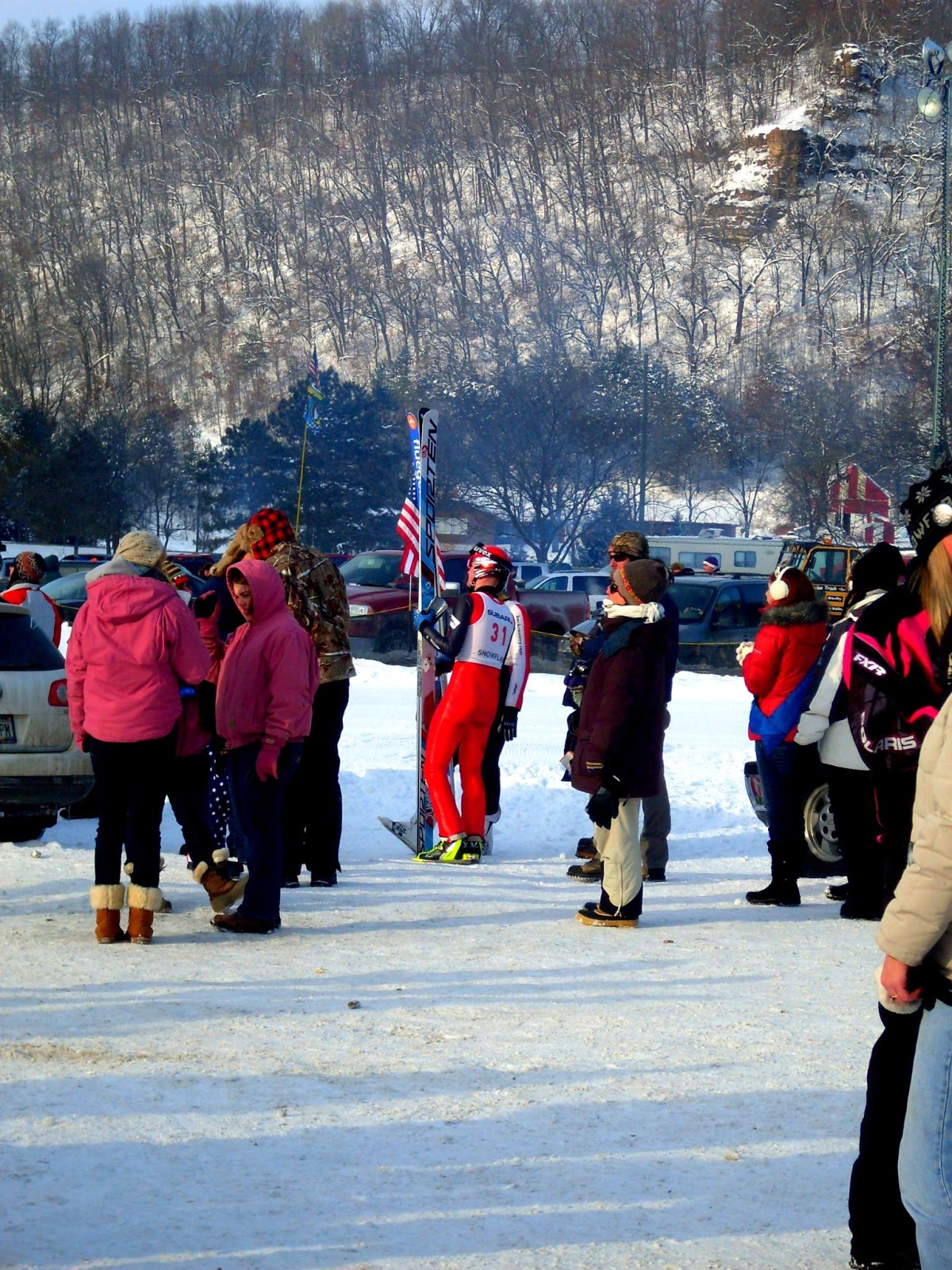 La Crosse, WI 2012/13 Snowflake Ski Jump in Westby, Wisconsin