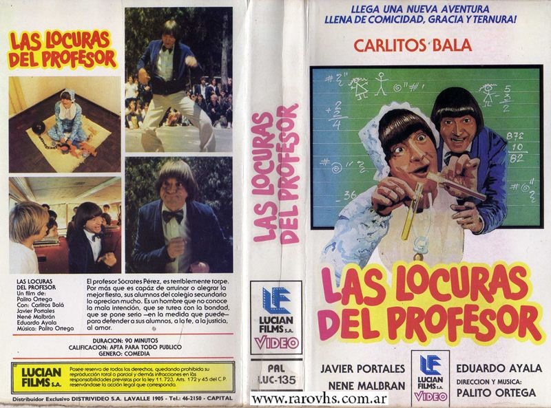 Las locuras del profesor (1979) con Carlitos Balá
