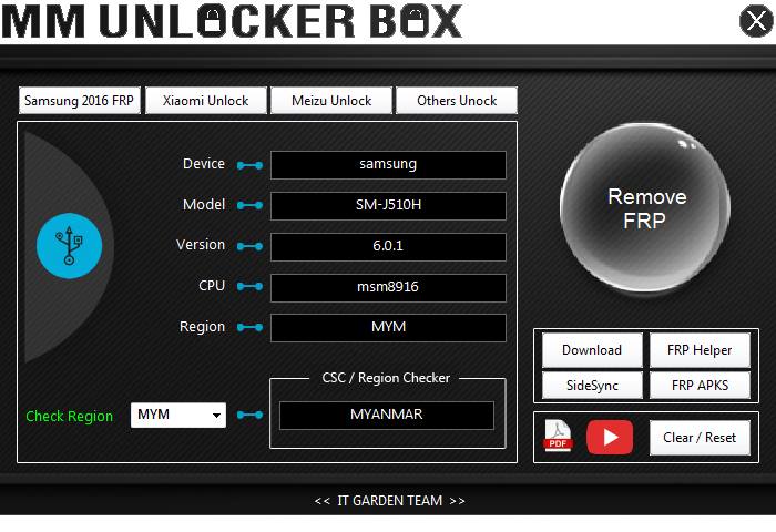 Samsung J7 Password Reset Miracle Box