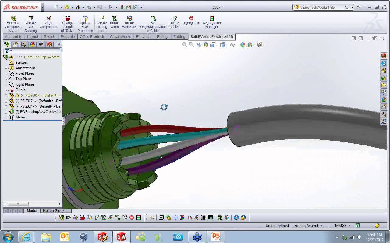 Solidworks Routing Definir Opções de Rota e Locais de Arquivos