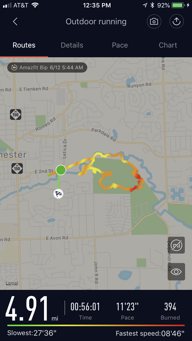 maps amazfit bip