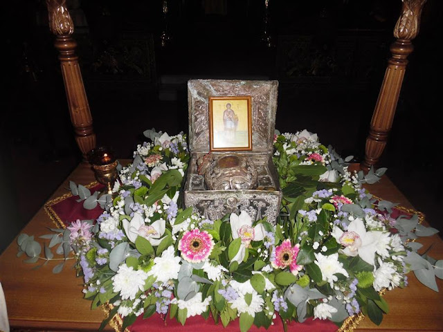 μήμα της κάρας του Αγίου Μάρτυρος Τρύφωνος στην Καστανιά Αγράφων https://leipsanothiki.blogspot.be/