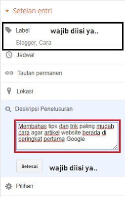 Cara artikel website berada di peringkat pertama Google Cara artikel website berada di peringkat pertama Google