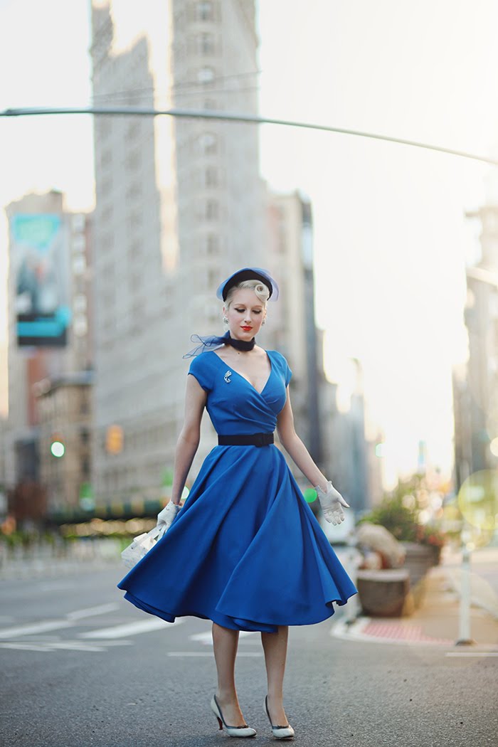 Rachel Ann Jensen ♥: Summer Blues || TPDC Hourglass Swing in Cobalt