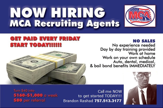 MOTOR CLUB OF AMERICA: MCA BENEFITS