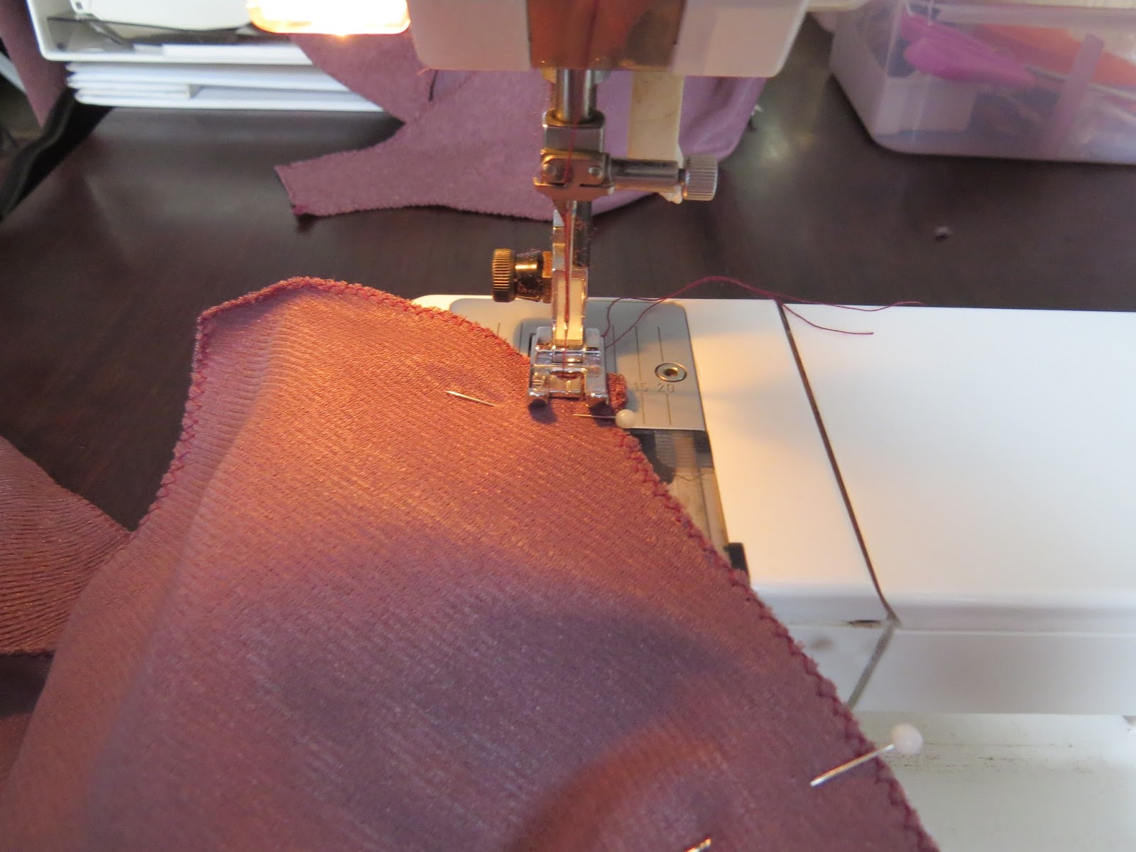 A Pretty Talent Blog: Sewing A Basic Top With An Under-stitched Facing.