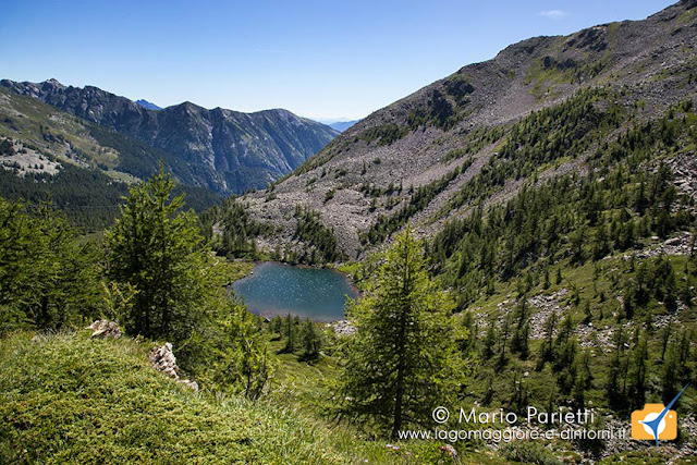 Lago di ragozza dall'alto Lago di ragozza dall'alto