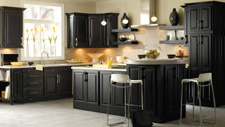 Black Kitchen Cabinets With Stainless Steel Liances Black Kitchen Cabinets With Stainless Steel Liances