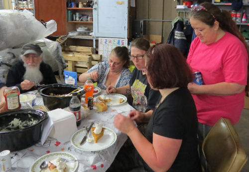 potluck lunch