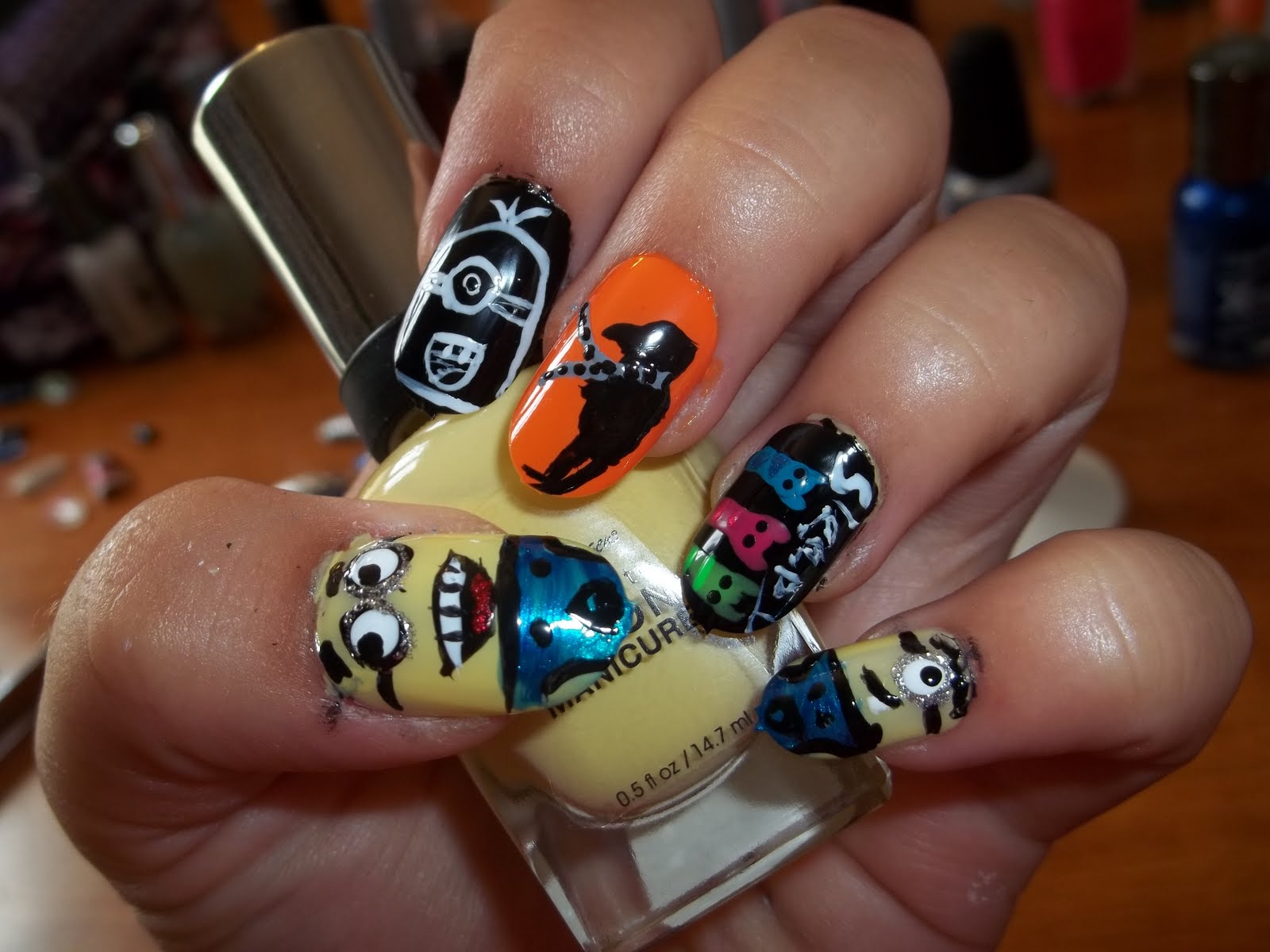 Kick Ass Nails: Despicable Me Nails