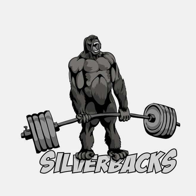 Mascot Logo Design for Silverbacks Crossfit Program - 2012