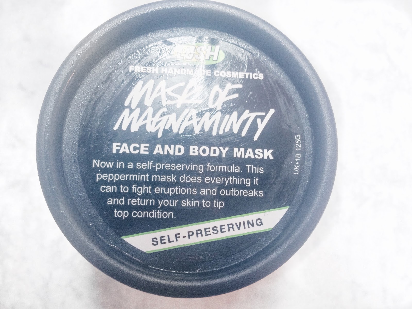 Jessie Lou Review Lush Mask of Magnaminty Self Preserving