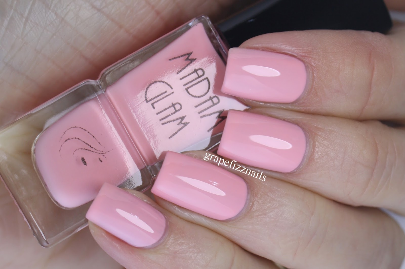 Grape Fizz Nails Madam Glam Polish Swatches and Review