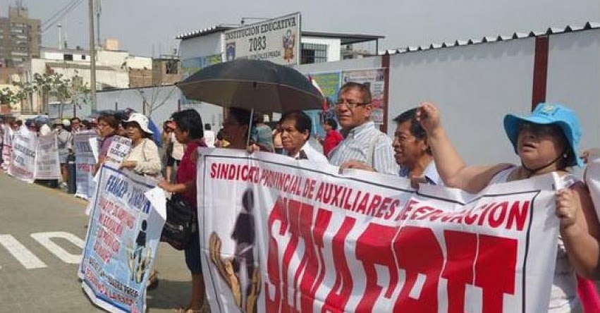 FENAEP: Auxiliares de Educación evalúan ir a una huelga y piden sueldo de S/ 2.000 FENAEP: Auxiliares de Educación evalúan ir a una huelga y piden sueldo de S/ 2.000