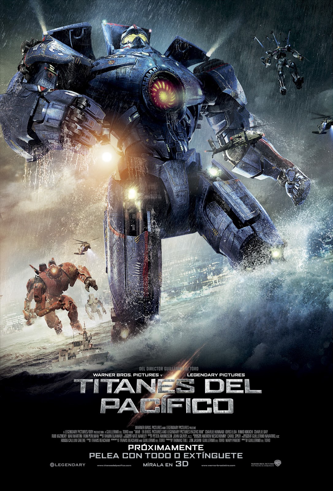 Reseña Titanes del Pacífico IMAX 3D 4DX3D y X4D3D (Pacific Rim An IMAX 3D Experience) SÓLO